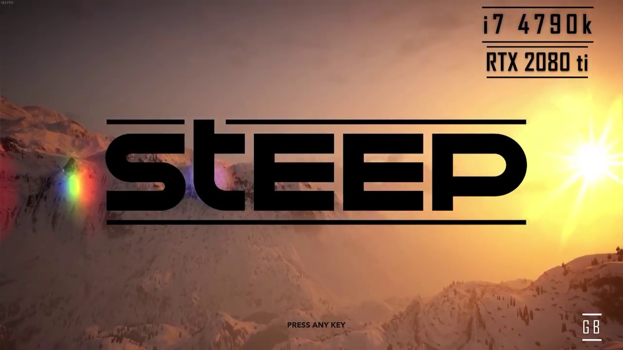 Steep ФПС тест | RTX 2080 ti |  i7 4790k | Ультра Графика | Benchmark