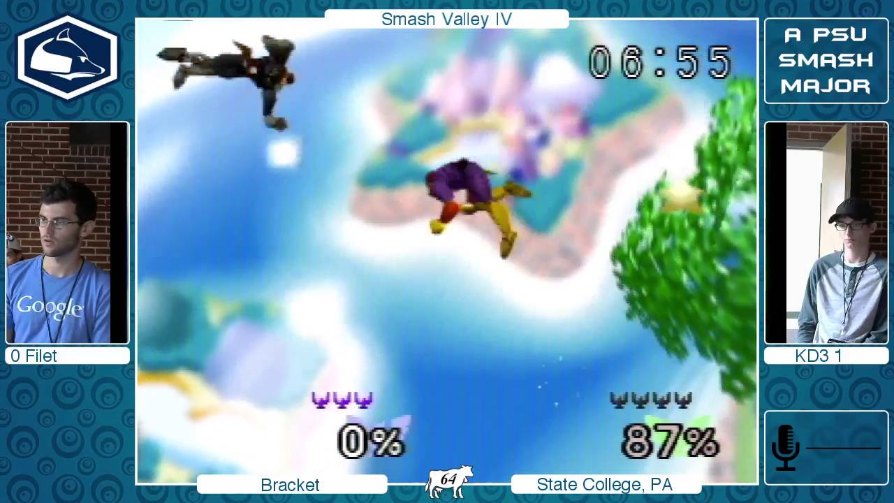 SV4 — Filet (Falcon) vs KD3 (Puff, Falcon) — Smash 64