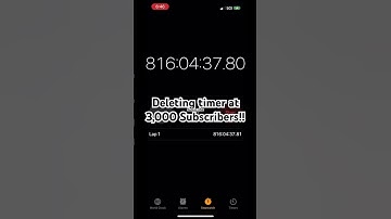 DELETING TIMER AT 3,000 SUBSCRIBERS!! #viral #trending #subscribe #like #shorts #timer #wow #sub