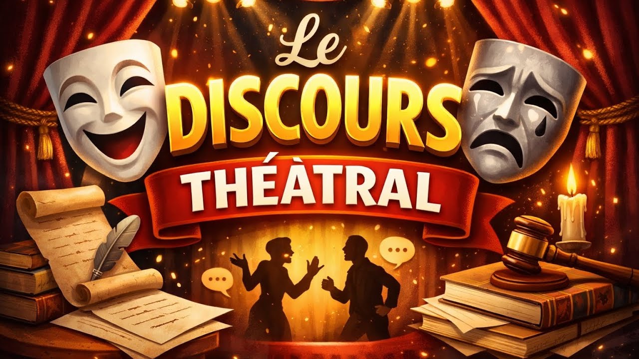 📌 ملخص ساهل وشامل لتلاميذ السنة الثانية ثانوي شعبة آداب وفلسفة و لغات أجنبية le discours théâtral 🍿