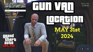 Gun Van Location Today | MAY 31st 2024 | GTA 5 ONLINE | RARE GUNS IN STOCK TODAY