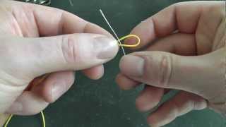 How To Tie Fly Line To Backing Using The Albright Knot