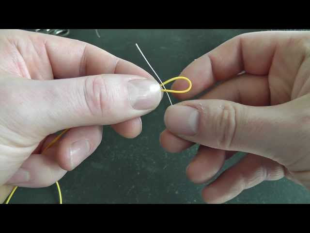 How To Tie Fly Line To Backing Using The Albright Knot 