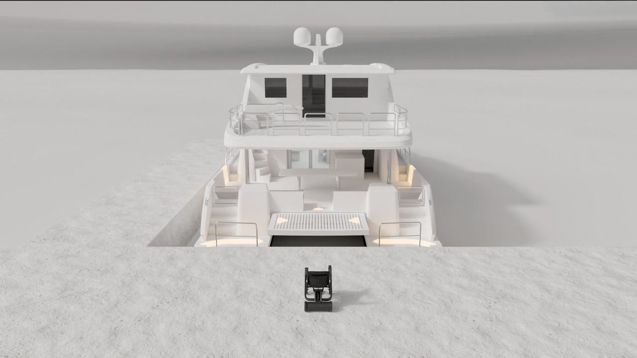 ⁣Introducing the First Fully Accessible Horizon PC68A Power Catamaran