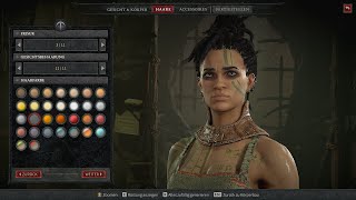 Diablo 4 Beta - Character Creation - Rogue - All Customization Options for Female