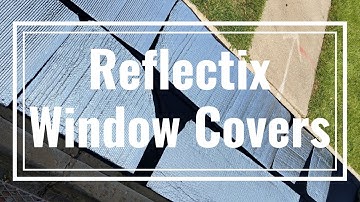 How to Make Van Window Coverings with Reflectix | Van Life in a Ford E350