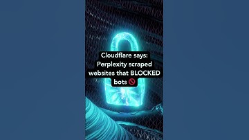 Cloudflare vs Perplexity | AI Scraping Controversy EXPLAINED | #ai #controversyvideo #youtubeshorts