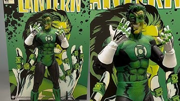 New McFarlane Toys Green Lantern Emerald Twilight action figure in hand images by Asoka the geek