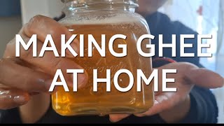 MAKING GHEE AT HOME‼️| HOMEMADE 