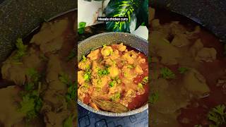 masala chicken curry recipe 🌶️😋#recipe #masalachicken #shorts #porikitchen
