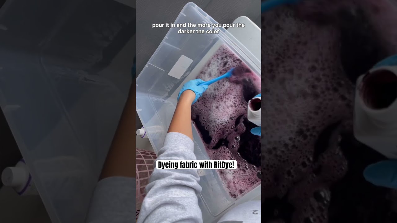 Dyeing Fabric With Rit Dye Howto Dyeingfabric Dyeingclothes