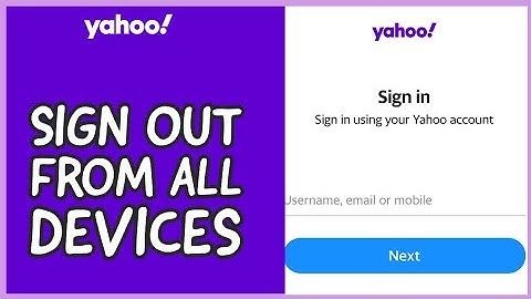 How to Sign Out from All Devices in Yahoo Mail? Log Out from All Devices on Yahoo Mail on PC 2024