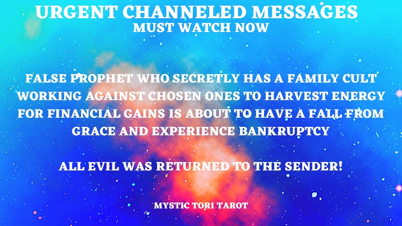 🚨URGENT~FALSE PROPHET AND FAMILY CULT LEADER WILL BE CAUGHT FOR HARVESTING ENERGY FOR WEALTH🤯