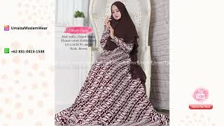 Model baju gamis brokat untuk orang gemuk pendek