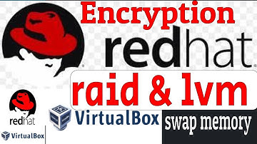 raid lvm and swap memory encryption during installation in RedHat Enterprise Linux