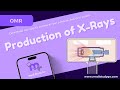 Production of X-rays I Oral medicine and Radiology I Animated video
