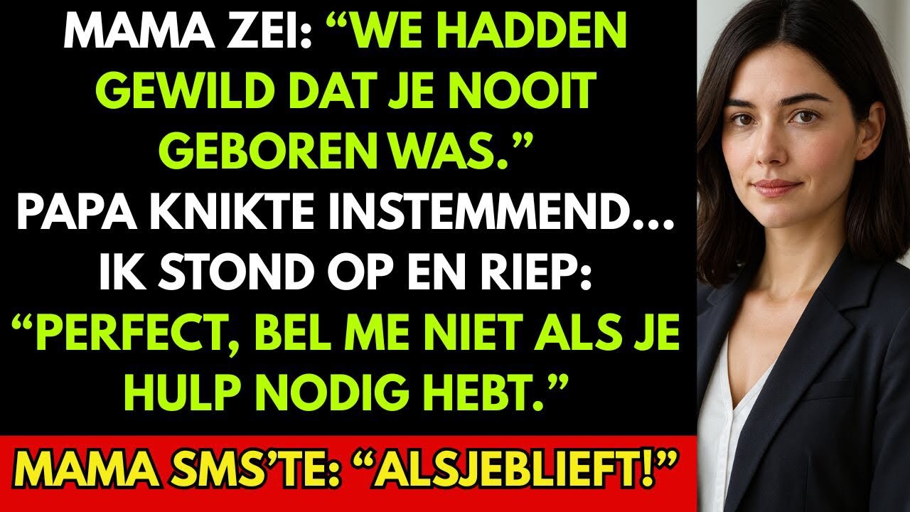 “Mijn familie zei: ‘We wensen dat je nooit geboren was’ tijdens het diner — dus ik handelde…”