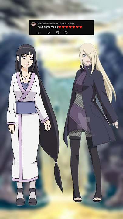 Hinata vs ino | who is strong? #naruto #hinata #ino #youtubeshorts #shirts #narutoshippuden