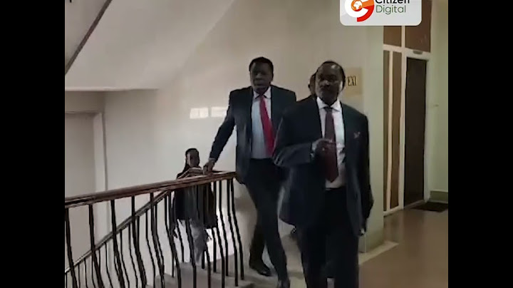 Impeached DP Rigathi Gachagua arrives at Milimani Law Courts for the hearing of his impeachment case