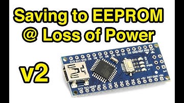 Arduino Power Loss Detection with 2 Components - Saving State to EEPROM