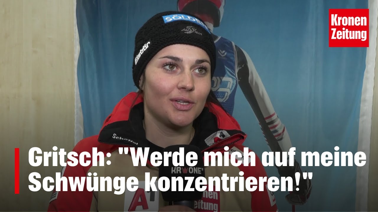 Franziska Gritsch „Werde mich auf meine Schwünge konzentrieren“ krone.tv SPORT YouTube