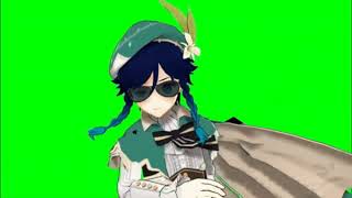 Genshin Impact Venti // (Green screen)[Chroma Key] || (Green screen)