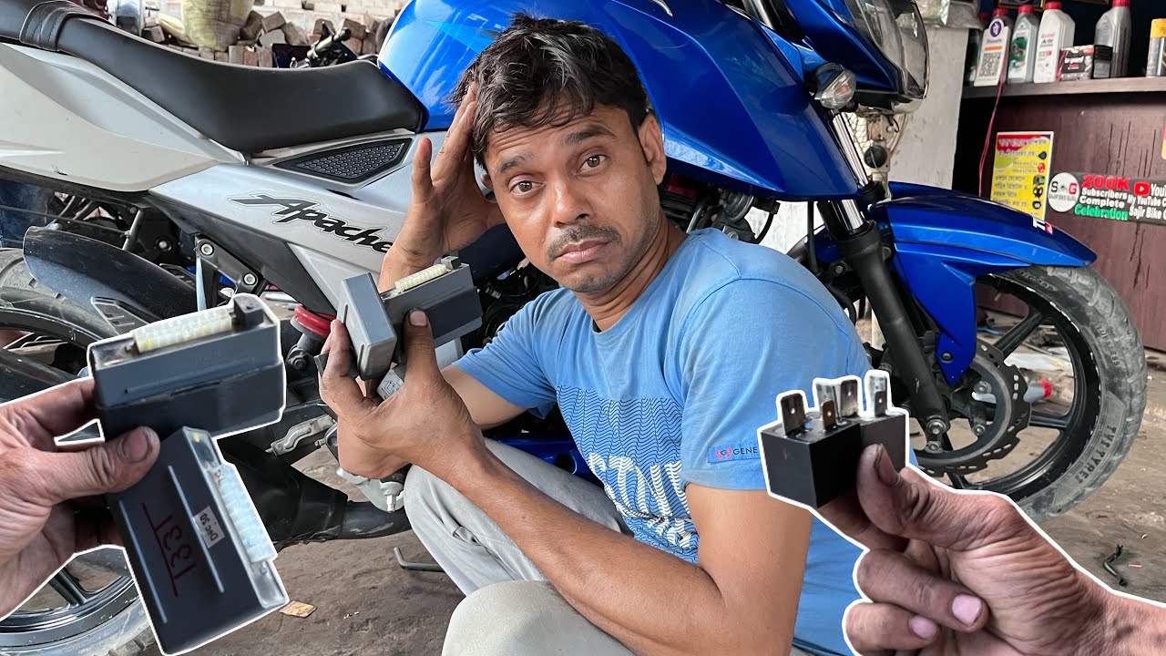 tvs Apache RTR 4v 5000 kharcha kar ne ke bad vi headlight and self kam nahi karaha he