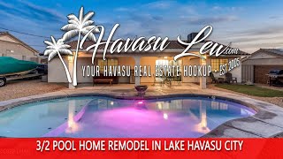 Lake Havasu Pool Home Remodel 3641 Kiowa N MLS 1023210