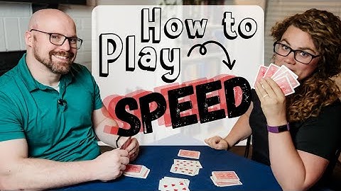 How to Play SPEED + Game Play & Wager (Fast & Fun Card Game for Two)