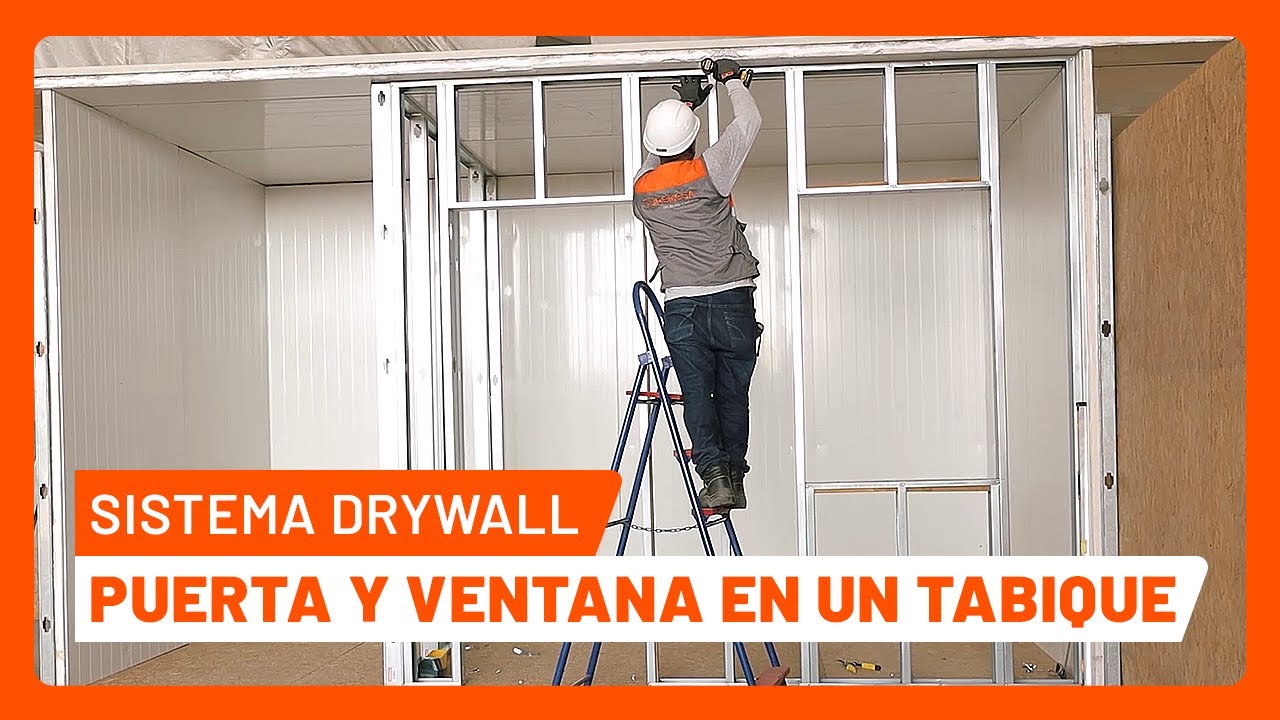 RetadoresDeAcero 4 Puerta y ventana en un tabique de drywall con TUPEMESA YouTube RetadoresDeAcero 4 Puerta y ventana en un tabique de drywall con TUPEMESA YouTube