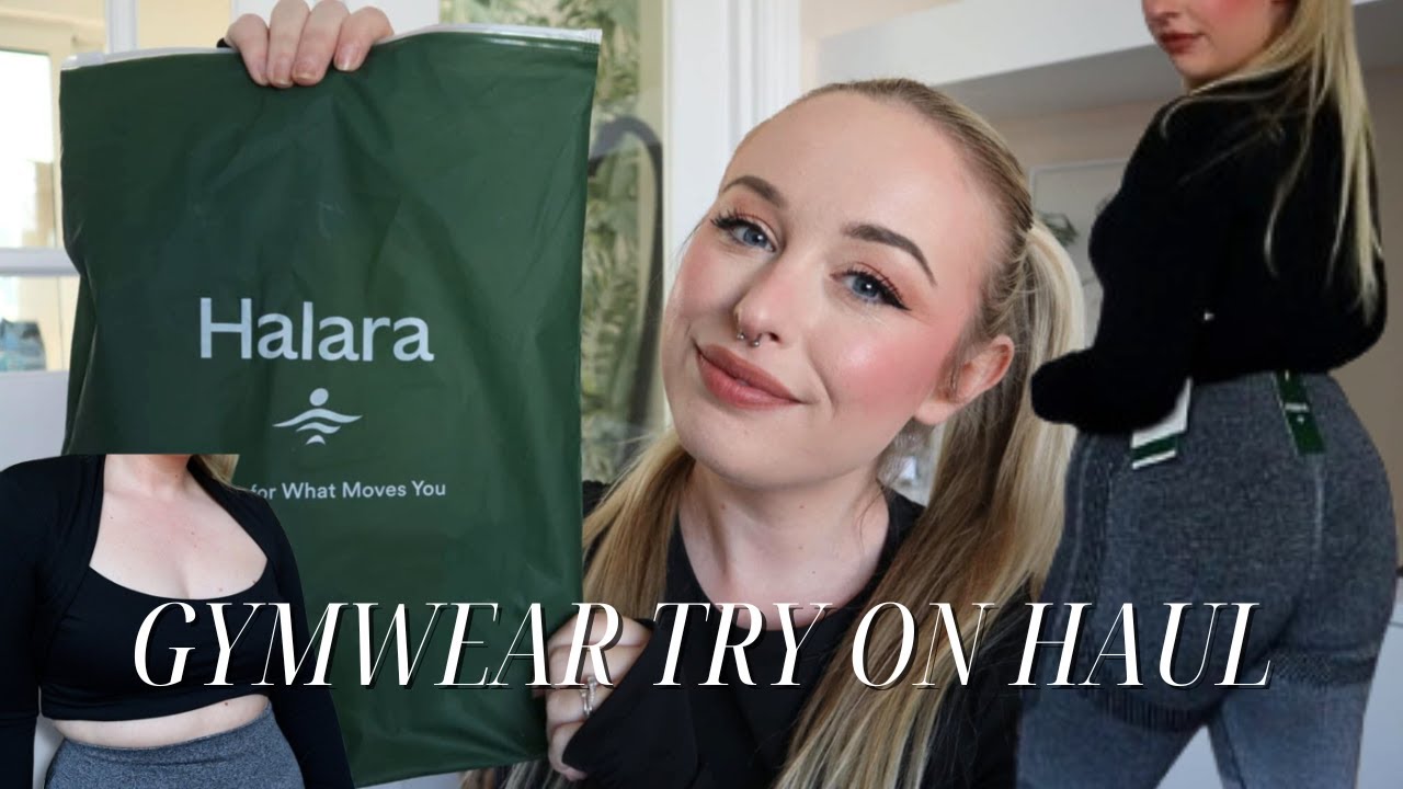 HALARA Activewear Haul & Midsize Try On Review | yoga and pilates girlies friendly!! 🎀 | Jay Elle J