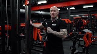 Unilateral Cable Crossbody Tricep Extention