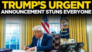 US NEWS LIVE: Trump Stuns Everyone With Urgent 24-Hour Announcement | Donald Trump Speech LIVE