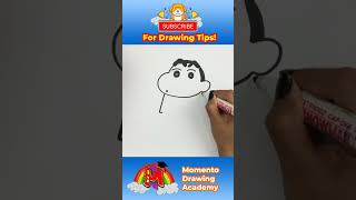 How To Draw Shinchan Step By Step Easy Beginner #Drawing #SimpleDrawing #DrawingShinchan #shorts