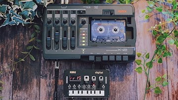 KORG NTS-1, Lo-Fi Jam with Tape Machine