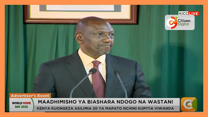 President Ruto responds to Gen Z June 25th protests, says Gen Zs are anarchists (Full Speech)