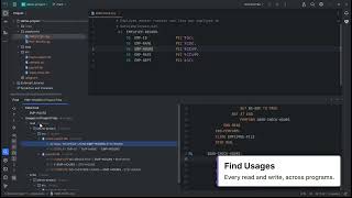 Legacy COBOL in IntelliJ: copybooks, Find Usages, call hierarchy and a Java class from a record