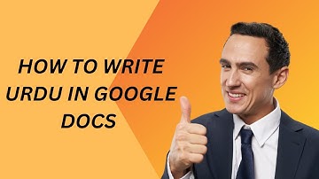 How to write Urdu in google docs |Basic Tech|