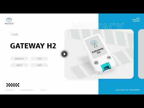 Gateway H2 – ZigBee, Thread og Matter i én liten modul | M5Stack ESP32-H2