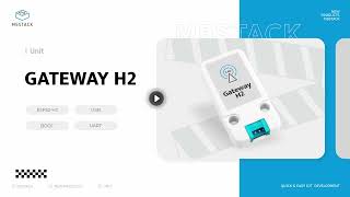 Gateway H2 – ZigBee, Thread og Matter i én liten modul | M5Stack ESP32-H2