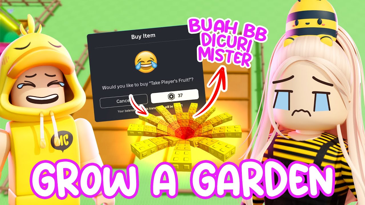 MISTER CEMPRENG CURI BUAH BBIBBI YANG PALING MAHAL!!! | GROW A GARDEN