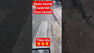 Toplu Bir Çikiş Oldu Beyaz Bayrak Kaldirildi Ve Kosu Basladi
