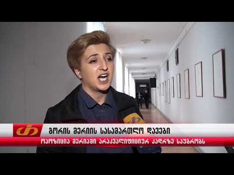 გორის მერიის სასამართლო დავები