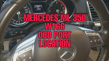 Mercedes ML 350 W166 Obd Diagnostic Port Location 👨‍🔧🚗💻