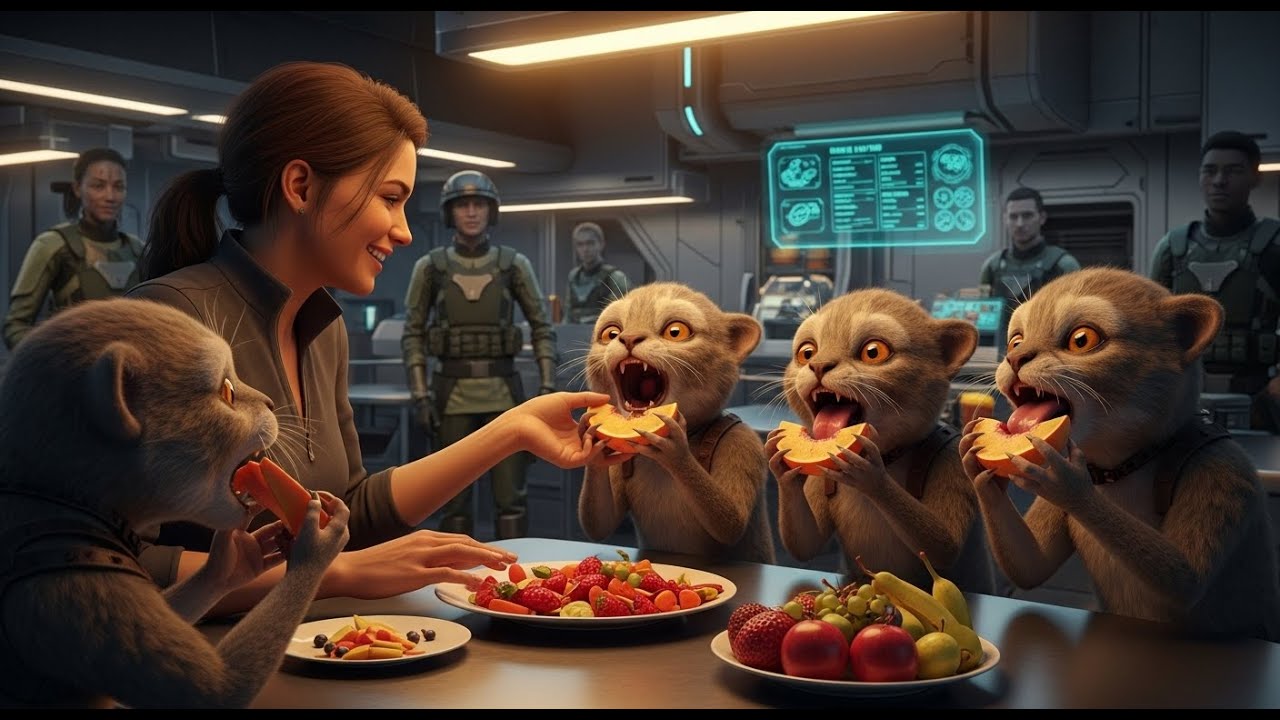 The Cubs Tasted Human Fruit for the First Time — Their Eyes Went Wide