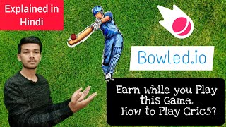 Earn while you Play this Game | Bowled.io | How to Play Cric5? | MrHype | screenshot 3