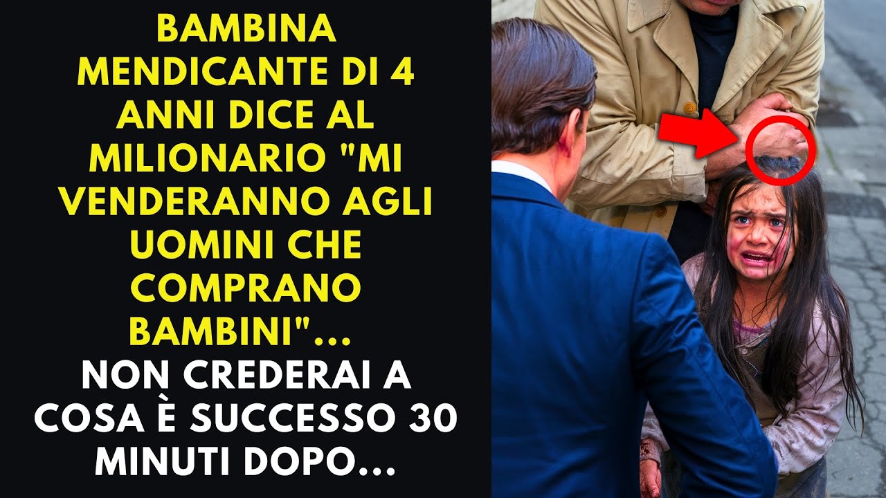 BAMBINA MENDICANTE DI 4 ANNI DICE AL MILIONARIO "MI VENDERANNO AGLI ...
