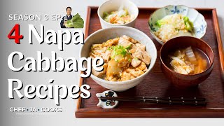 4 Delicious Napa Cabbage Recipes | Chef JA Cooks Cooking Show