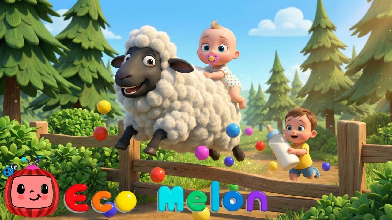 baba black sheep+johny johny yes papa nursery rhyme