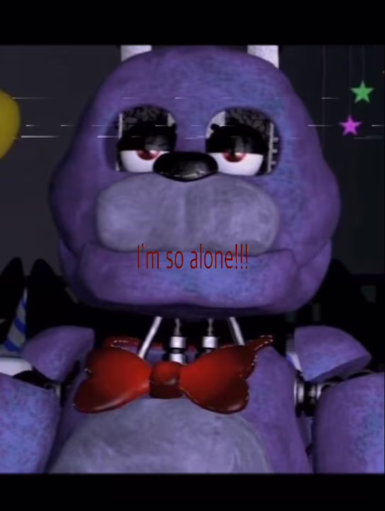★ #FNAF || I'm so alone!! 0_o  #fnaf #bonniefnaf #fnafbonnie #bonnie #imsoalone :P
